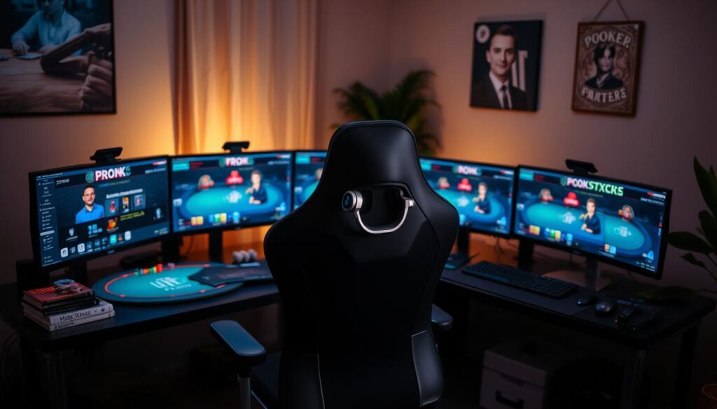 multitabling online poker setup