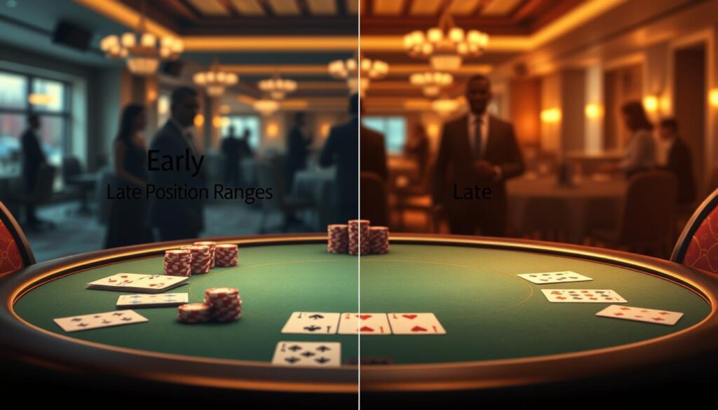 early vs late poker position ranges