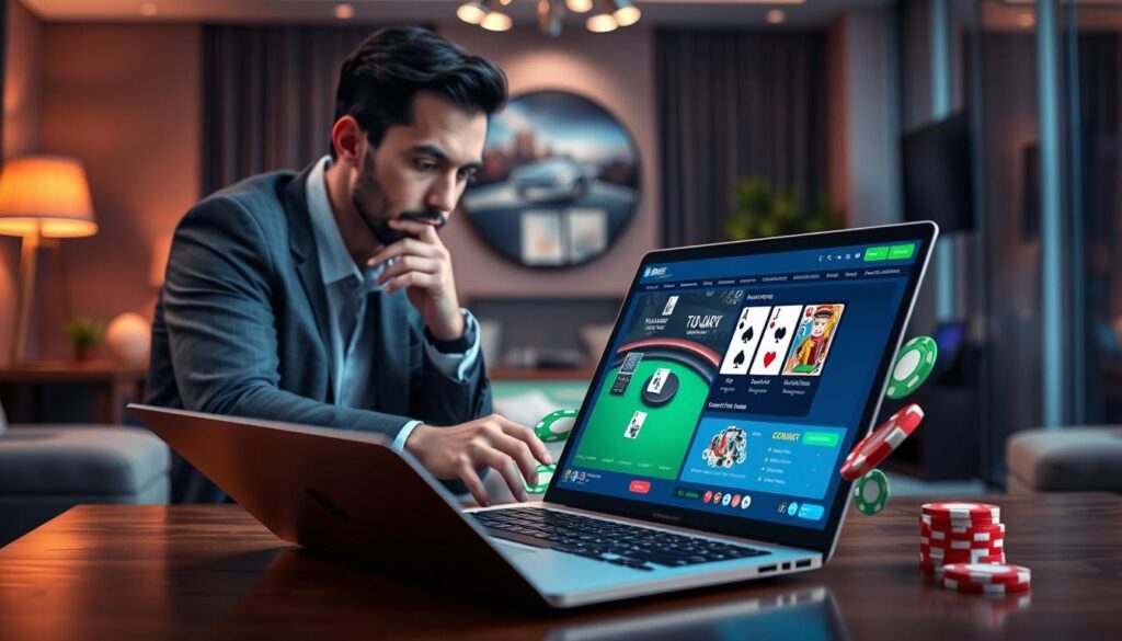 picking poker rooms online