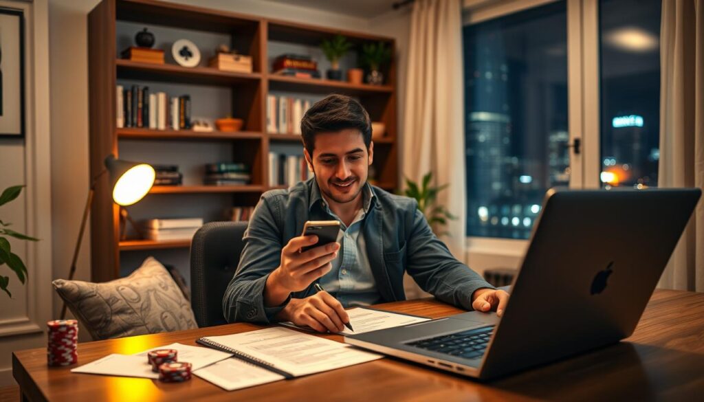 mobile poker strategy session management
