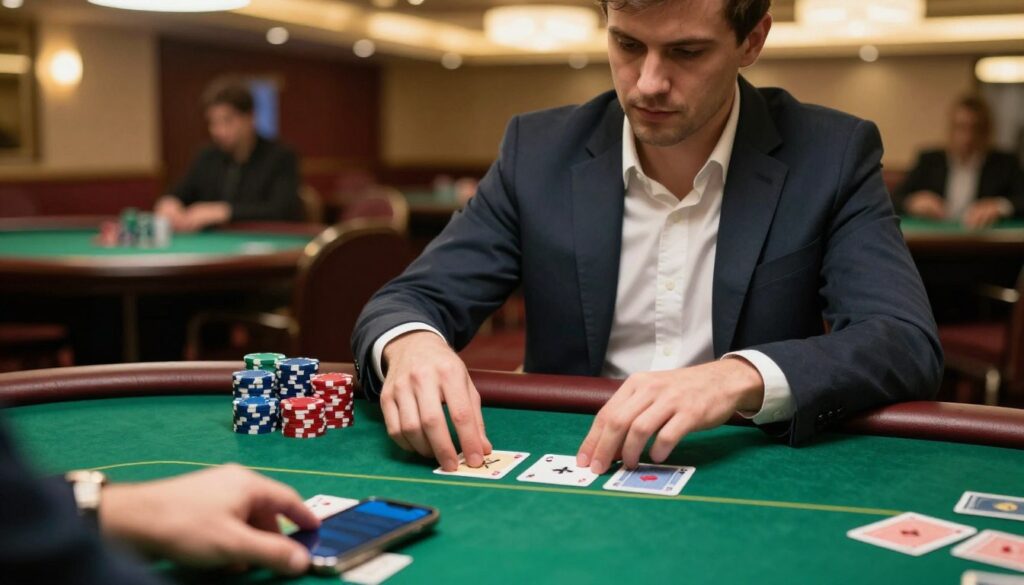eliminating phone distraction poker